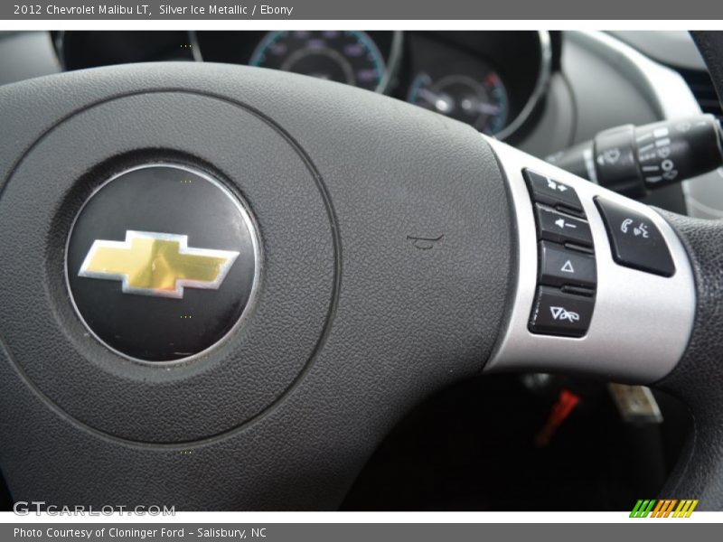 Silver Ice Metallic / Ebony 2012 Chevrolet Malibu LT