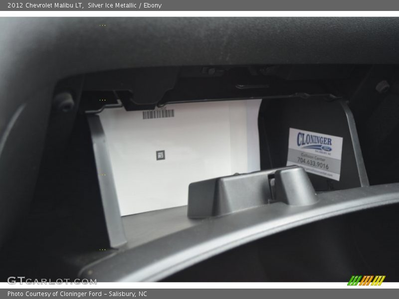 Silver Ice Metallic / Ebony 2012 Chevrolet Malibu LT