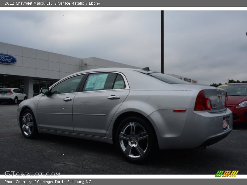 Silver Ice Metallic / Ebony 2012 Chevrolet Malibu LT