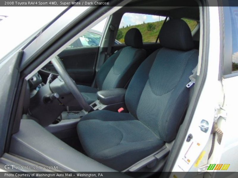 Super White / Dark Charcoal 2008 Toyota RAV4 Sport 4WD