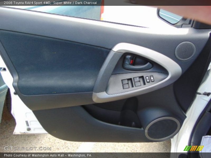 Super White / Dark Charcoal 2008 Toyota RAV4 Sport 4WD