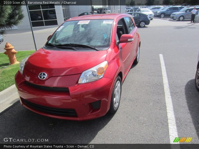 Barcelona Red Metallic / Charcoal 2010 Scion xD
