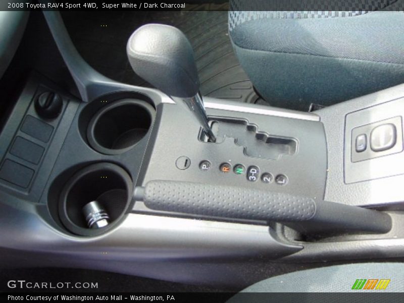 Super White / Dark Charcoal 2008 Toyota RAV4 Sport 4WD