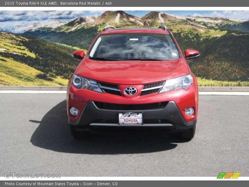 Barcelona Red Metallic / Ash 2015 Toyota RAV4 XLE AWD