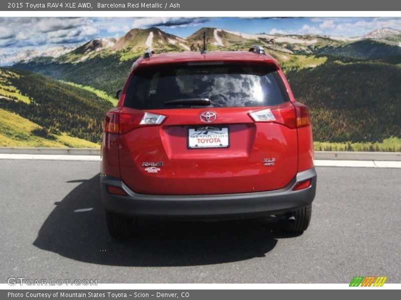 Barcelona Red Metallic / Ash 2015 Toyota RAV4 XLE AWD