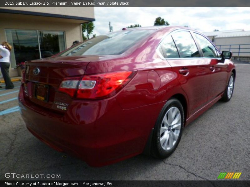 Venetian Red Pearl / Slate Black 2015 Subaru Legacy 2.5i Premium