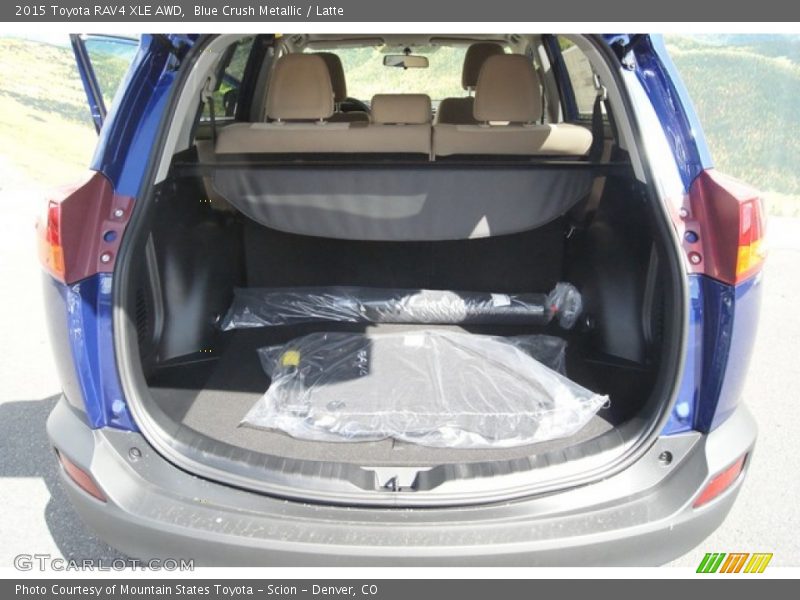 Blue Crush Metallic / Latte 2015 Toyota RAV4 XLE AWD