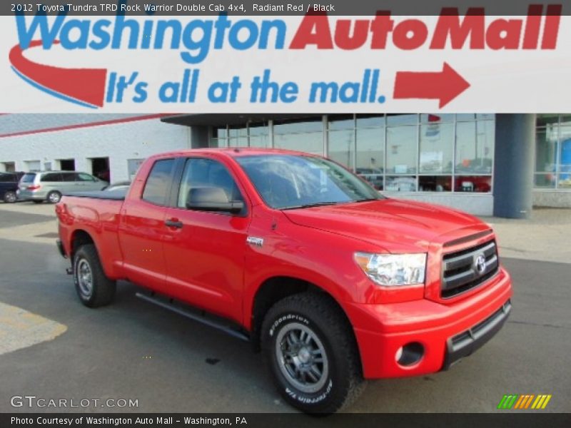 Radiant Red / Black 2012 Toyota Tundra TRD Rock Warrior Double Cab 4x4