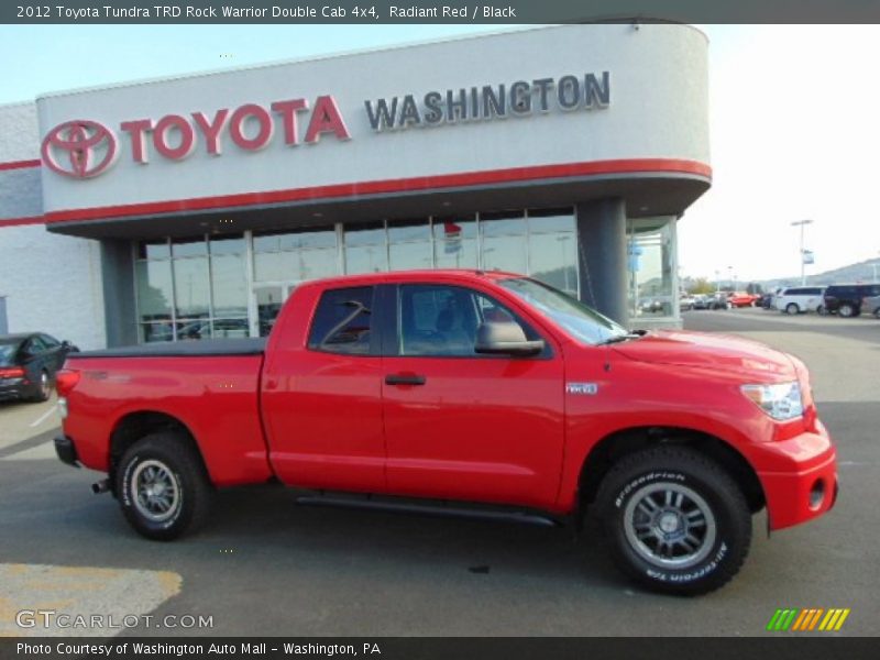 Radiant Red / Black 2012 Toyota Tundra TRD Rock Warrior Double Cab 4x4