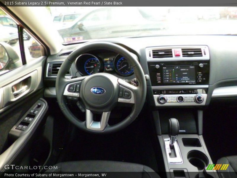 Venetian Red Pearl / Slate Black 2015 Subaru Legacy 2.5i Premium