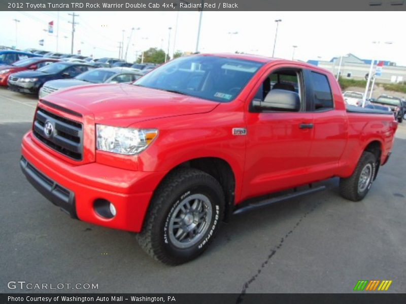 Radiant Red / Black 2012 Toyota Tundra TRD Rock Warrior Double Cab 4x4
