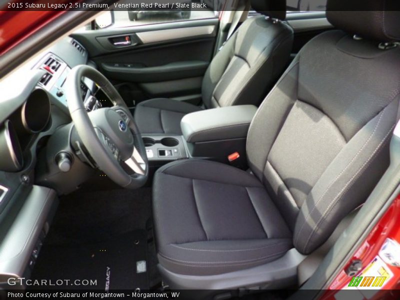 Venetian Red Pearl / Slate Black 2015 Subaru Legacy 2.5i Premium
