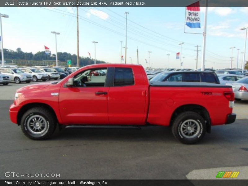Radiant Red / Black 2012 Toyota Tundra TRD Rock Warrior Double Cab 4x4
