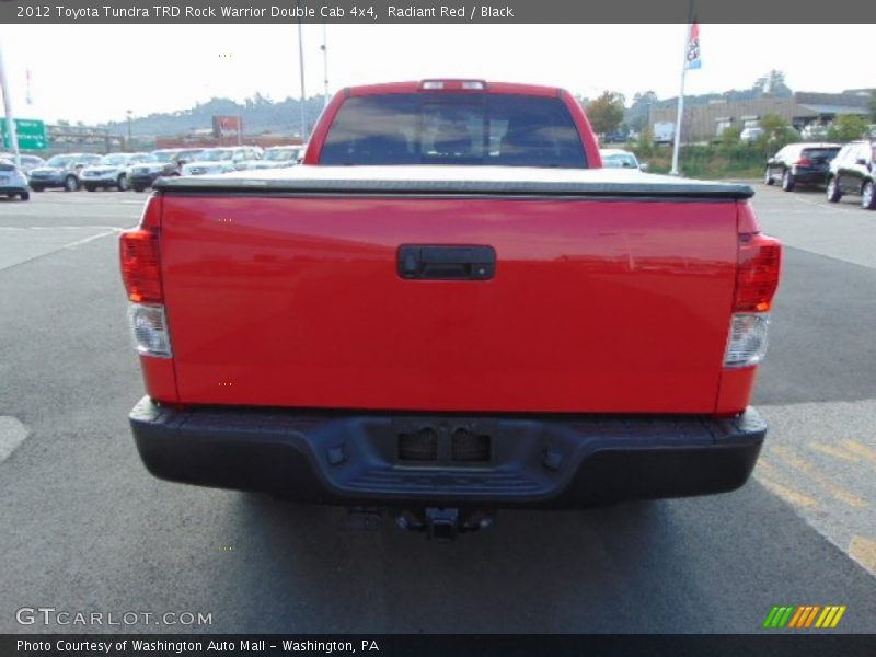 Radiant Red / Black 2012 Toyota Tundra TRD Rock Warrior Double Cab 4x4