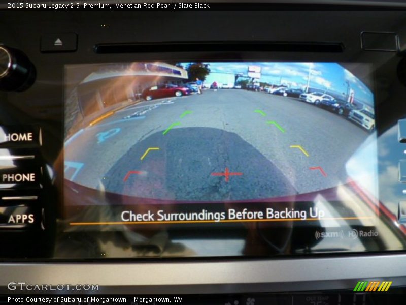 Venetian Red Pearl / Slate Black 2015 Subaru Legacy 2.5i Premium