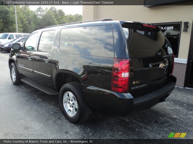 Black / Light Titanium/Dark Titanium 2007 Chevrolet Suburban 1500 LT 4x4