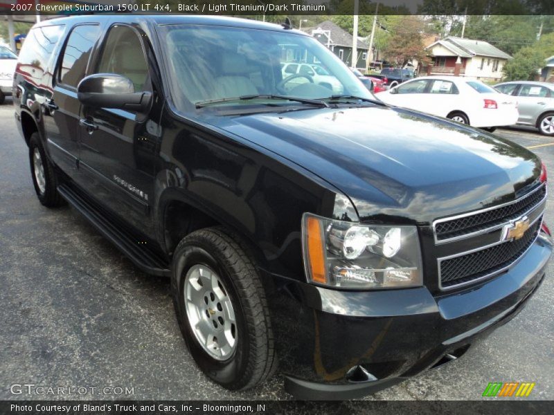 Black / Light Titanium/Dark Titanium 2007 Chevrolet Suburban 1500 LT 4x4