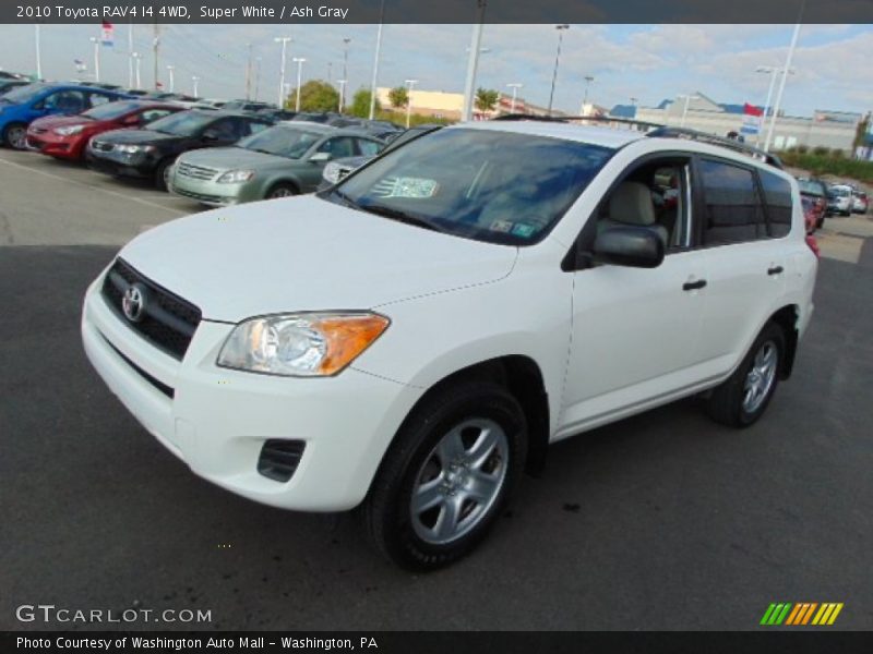 Super White / Ash Gray 2010 Toyota RAV4 I4 4WD
