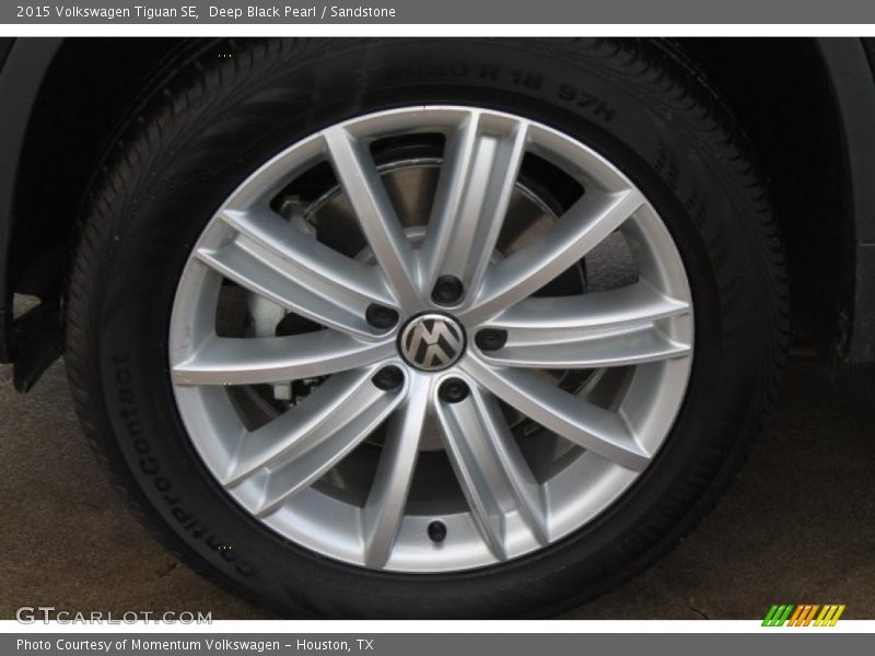 Deep Black Pearl / Sandstone 2015 Volkswagen Tiguan SE