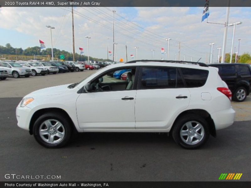 Super White / Ash Gray 2010 Toyota RAV4 I4 4WD