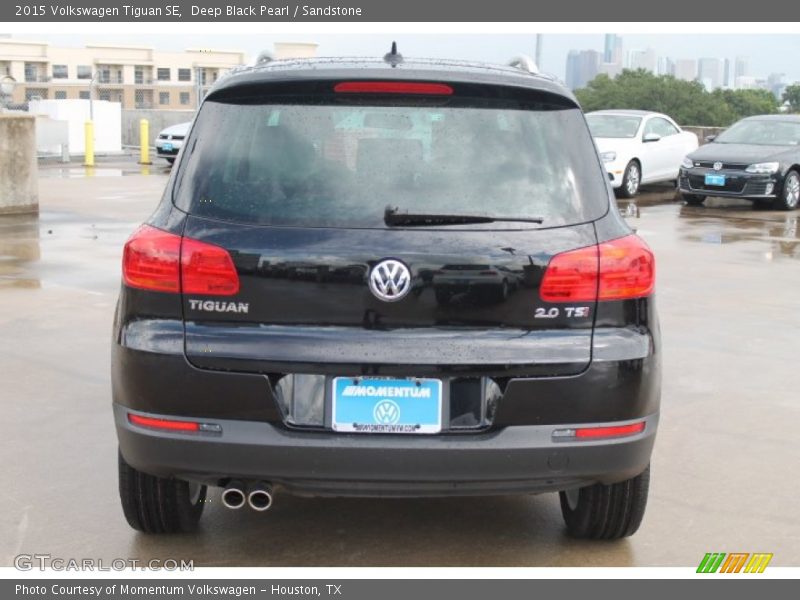 Deep Black Pearl / Sandstone 2015 Volkswagen Tiguan SE