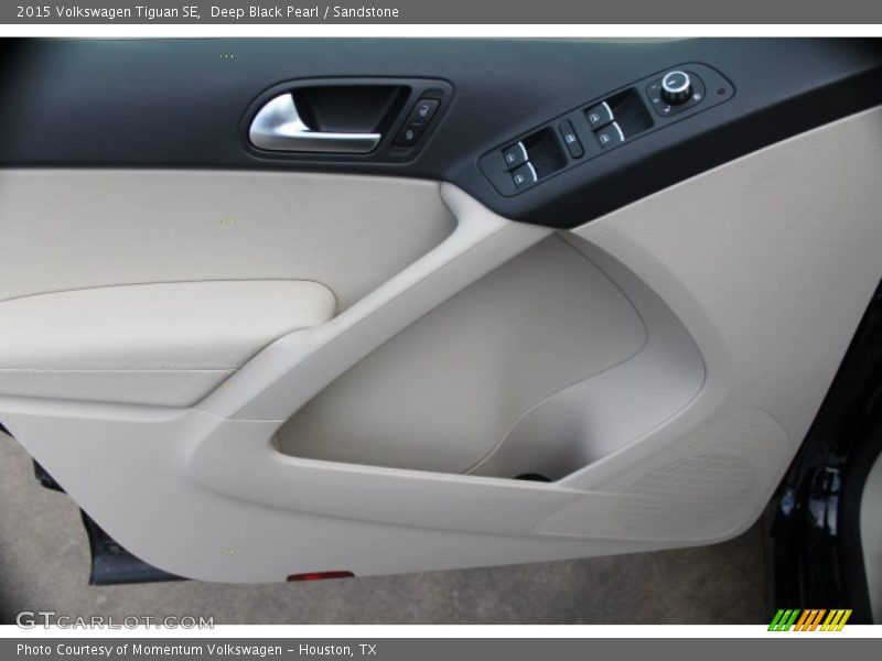 Deep Black Pearl / Sandstone 2015 Volkswagen Tiguan SE