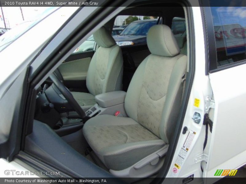 Super White / Ash Gray 2010 Toyota RAV4 I4 4WD