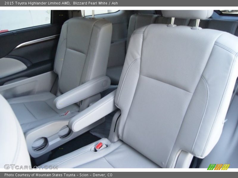 Blizzard Pearl White / Ash 2015 Toyota Highlander Limited AWD