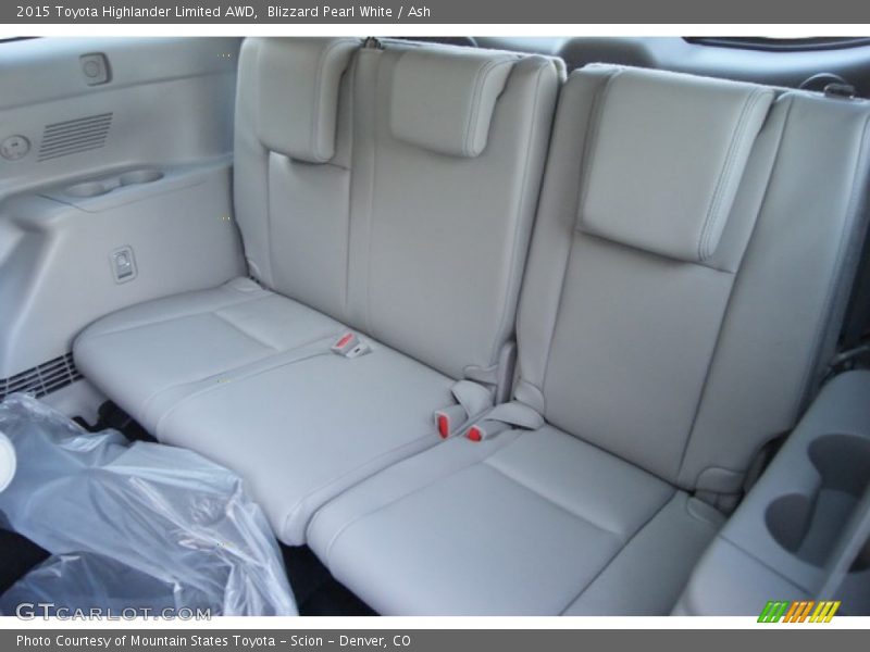 Blizzard Pearl White / Ash 2015 Toyota Highlander Limited AWD