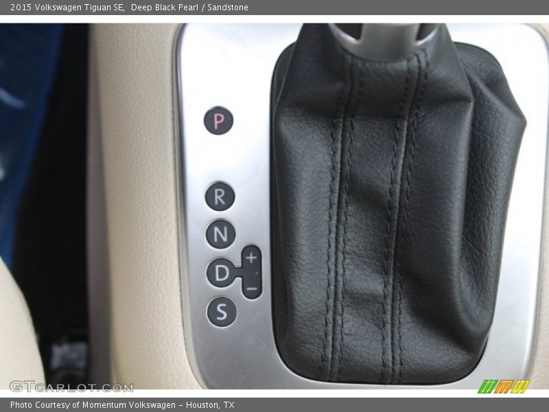 Deep Black Pearl / Sandstone 2015 Volkswagen Tiguan SE