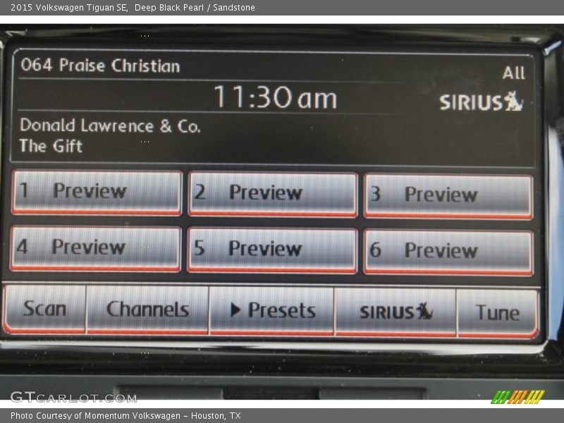 Deep Black Pearl / Sandstone 2015 Volkswagen Tiguan SE