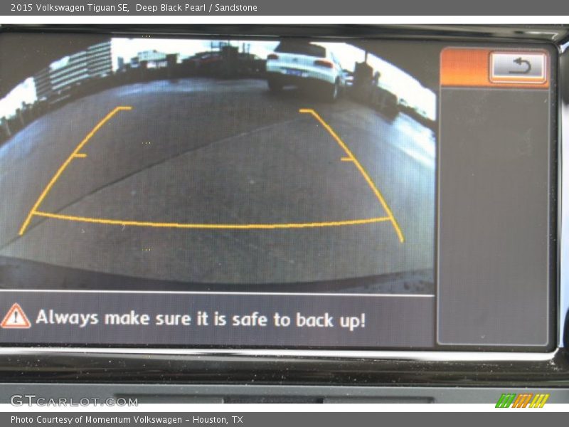 Deep Black Pearl / Sandstone 2015 Volkswagen Tiguan SE