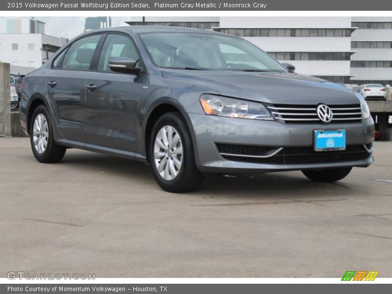 Platinum Gray Metallic / Moonrock Gray 2015 Volkswagen Passat Wolfsburg Edition Sedan