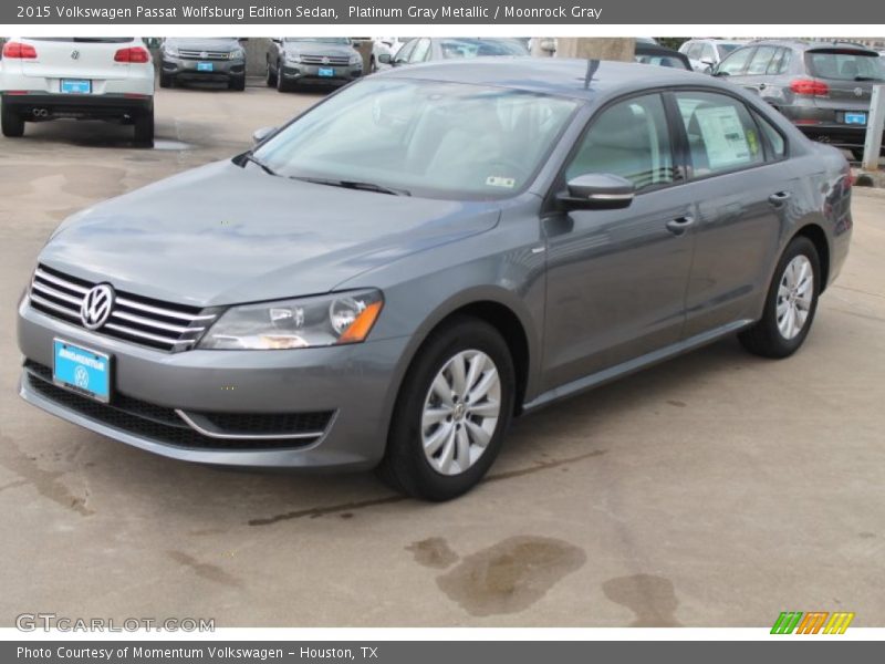 Platinum Gray Metallic / Moonrock Gray 2015 Volkswagen Passat Wolfsburg Edition Sedan