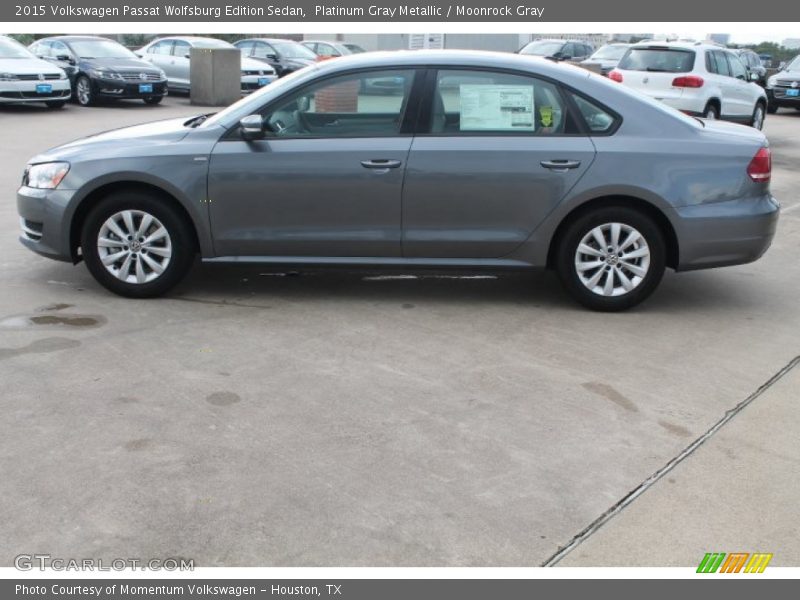 Platinum Gray Metallic / Moonrock Gray 2015 Volkswagen Passat Wolfsburg Edition Sedan