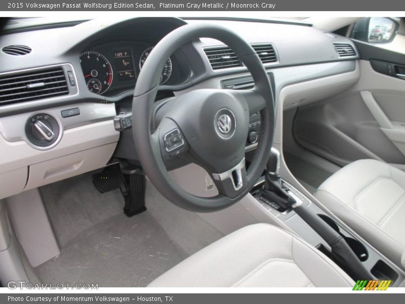 Moonrock Gray Interior - 2015 Passat Wolfsburg Edition Sedan 