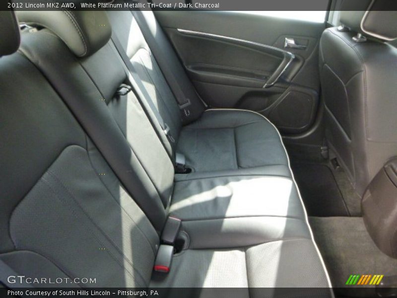 White Platinum Metallic Tri-Coat / Dark Charcoal 2012 Lincoln MKZ AWD