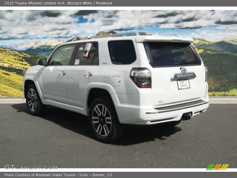 Blizzard White / Redwood 2015 Toyota 4Runner Limited 4x4