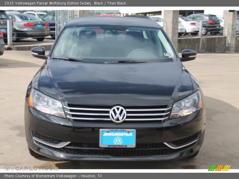 Black / Titan Black 2015 Volkswagen Passat Wolfsburg Edition Sedan