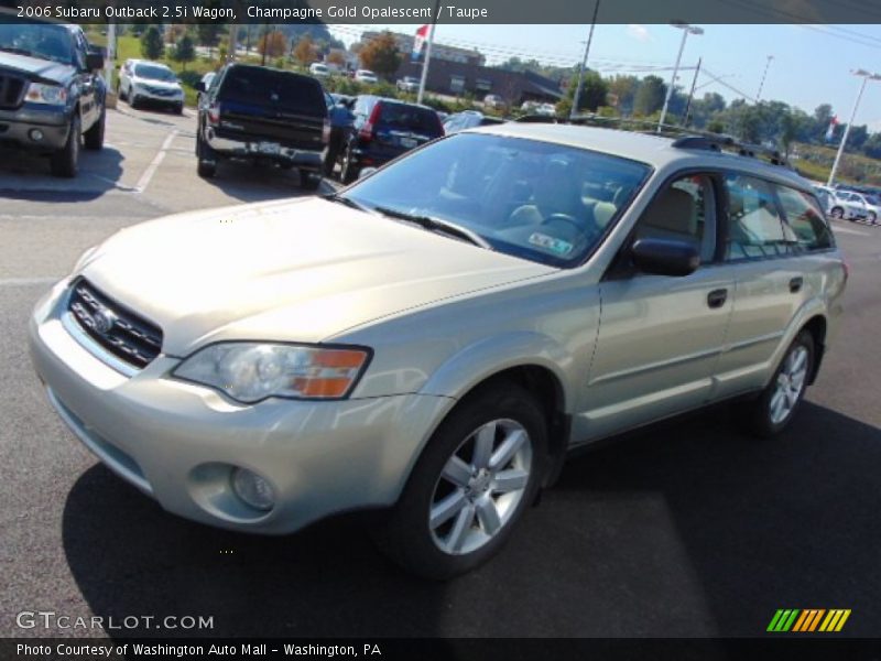 Champagne Gold Opalescent / Taupe 2006 Subaru Outback 2.5i Wagon