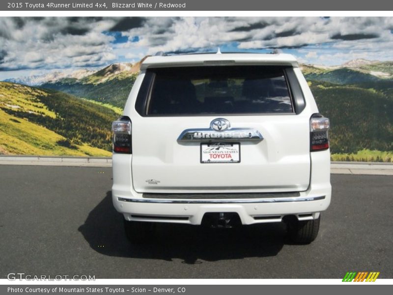 Blizzard White / Redwood 2015 Toyota 4Runner Limited 4x4