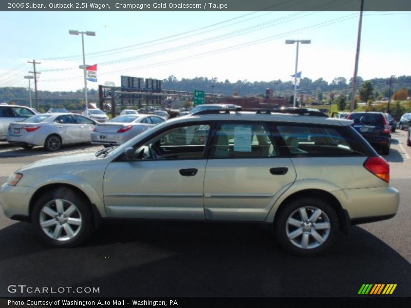 Champagne Gold Opalescent / Taupe 2006 Subaru Outback 2.5i Wagon