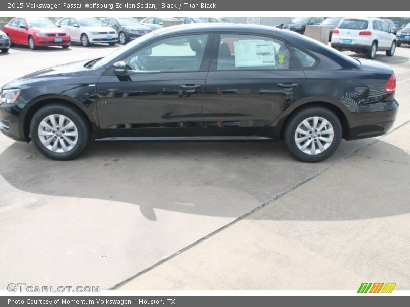 Black / Titan Black 2015 Volkswagen Passat Wolfsburg Edition Sedan
