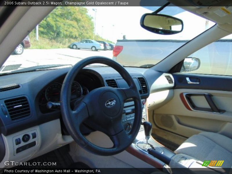 Champagne Gold Opalescent / Taupe 2006 Subaru Outback 2.5i Wagon