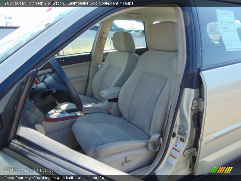 Champagne Gold Opalescent / Taupe 2006 Subaru Outback 2.5i Wagon