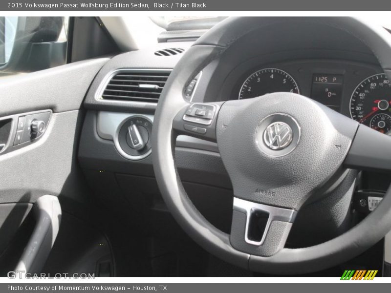 Black / Titan Black 2015 Volkswagen Passat Wolfsburg Edition Sedan