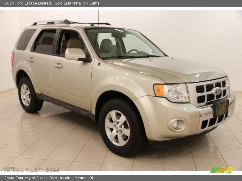 Gold Leaf Metallic / Camel 2010 Ford Escape Limited