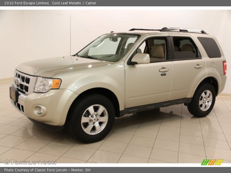 Gold Leaf Metallic / Camel 2010 Ford Escape Limited