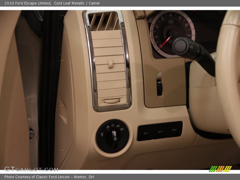 Gold Leaf Metallic / Camel 2010 Ford Escape Limited