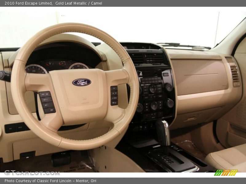 Gold Leaf Metallic / Camel 2010 Ford Escape Limited